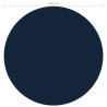 Película p/ piscina PE solar flutuante 210 cm preto e azul 5