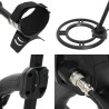 Detetor metais auto tune profundidade pesquisa 18cm c/ pinpoint 5