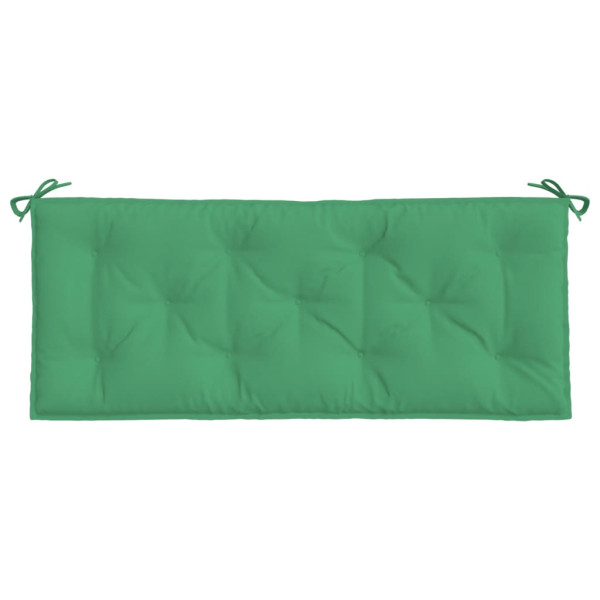 Almofadões banco jardim 2 pcs 120x50x7cm tecido oxford verde M 5