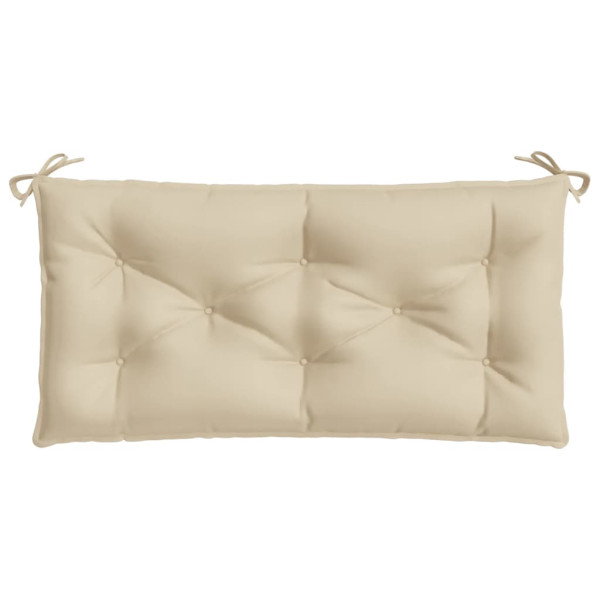 Cojín de banco de jardín tela Oxford beige 110x50x7 cm M 4