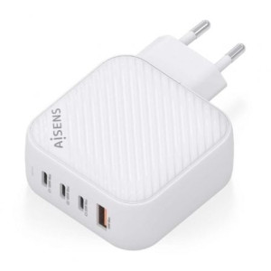 Cargador gan de pared aisens asch-100w4p028-w/ 3xusb tipo-c/ 1x usb/ 100w H