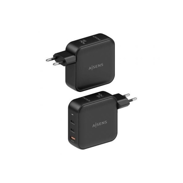 Cargador Gan de Pared Aisens ASCH-140W3P031-BK negro M 3