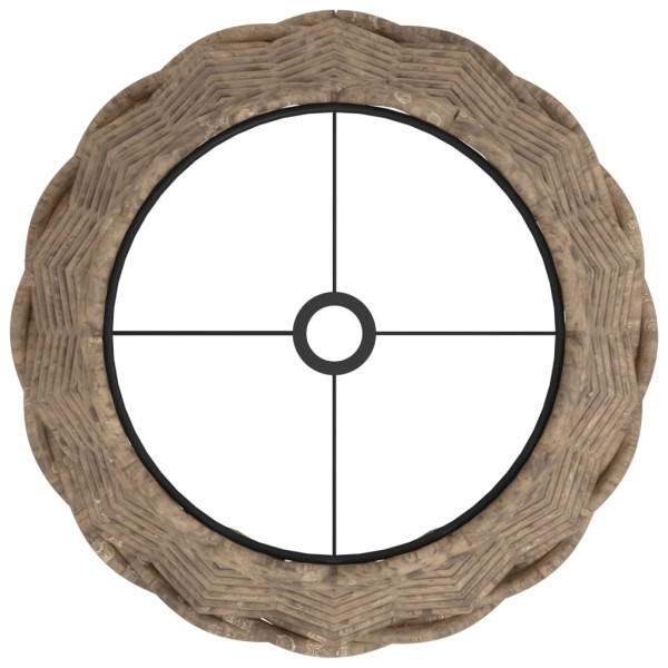 Abajur Ø20x15 cm vime castanho M 5