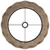 Abajur Ø20x15 cm vime castanho 5