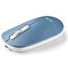 Ratón inalámbrico por bluetooth ngs shell-rb/ batería recargable/ hasta 1600 dpi/ azul/ blanco/ rosa 3