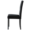 Silla de comedor 6 unidades terciopelo negro 5