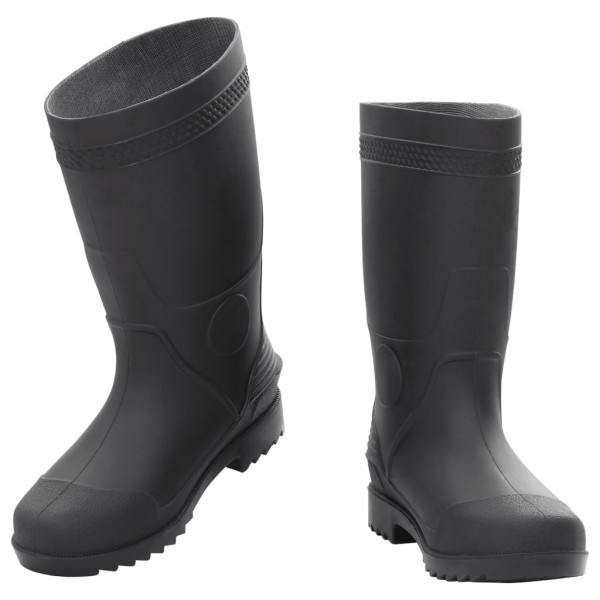 Botas de agua negro número 40 PVC M 2