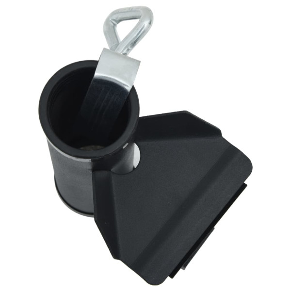 Abrazaderas de sombrilla para balcón 2 uds acero 25-38 mm M 5