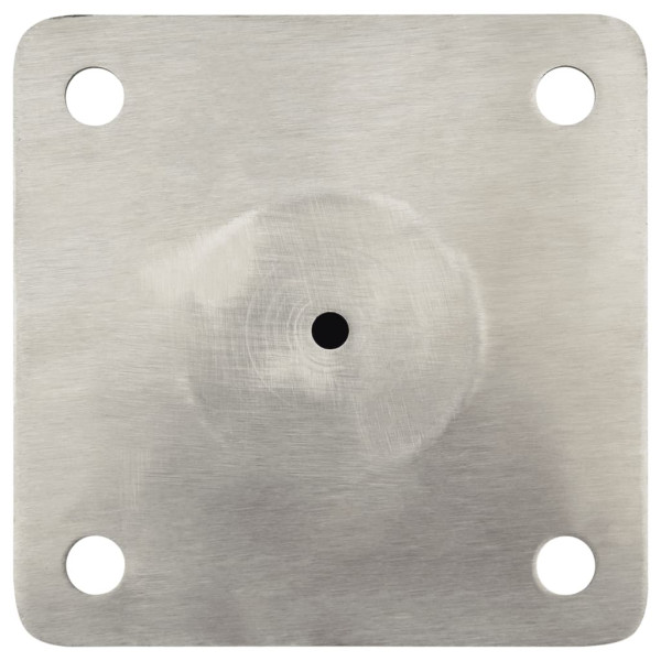 Base de sombrilla para mástil Ø38/48 mm acero plateado M 4