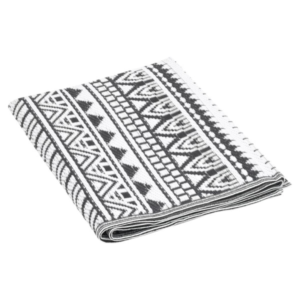 Tapete de exterior 80x150 cm ARAKIL PP preto M 5