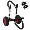 Carrinho de SUP para prancha de surf dobrável 45 kg alumínio 1