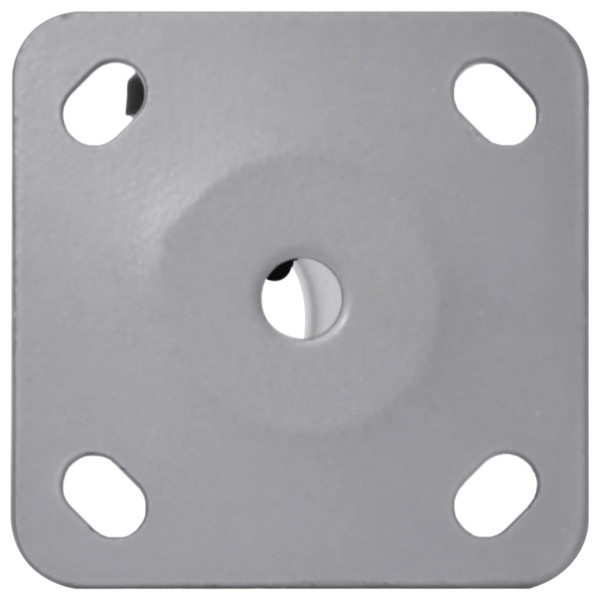 Base de sombrilla para mástil de Ø32/34/38 mm acero plateado M 4