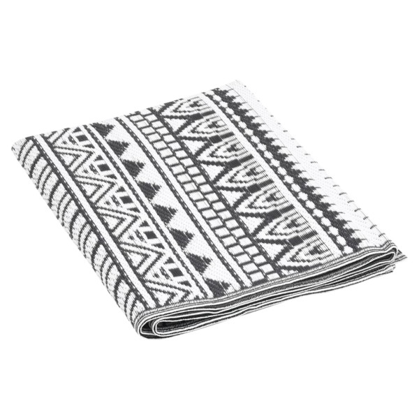 Tapete de exterior 80x250 cm ARAKIL PP preto M 5