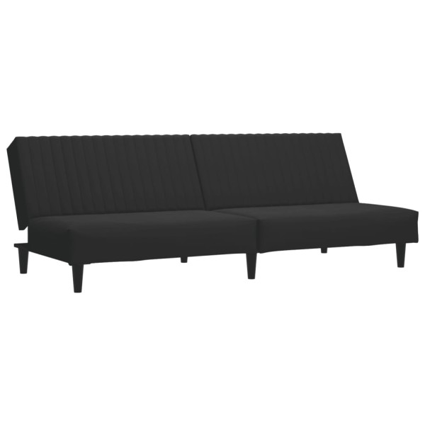 2 pcs conjunto de sofás veludo preto M 4