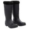Botas de agua con calcetines extraíbles negro número 41 PVC 1