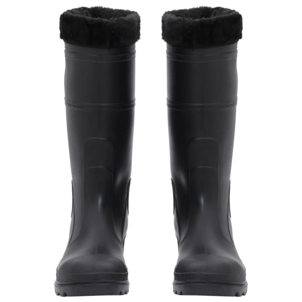 Galochas c/ meias removíveis tamanho 41 PVC preto M 3