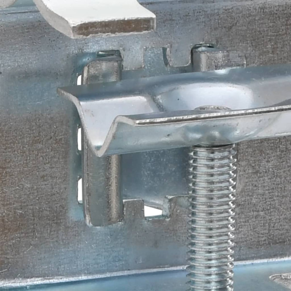 Abrazaderas de sombrilla de balcón 2 uds acero galvanizado 32mm M 2