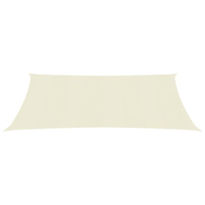 Toldo de vela crema HDPE 160 g/m² 3x6 m H