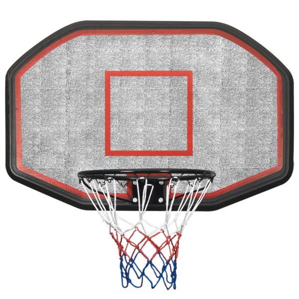 Tablero de baloncesto polietileno negro 109x71x3 cm M 2