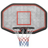 Tablero de baloncesto polietileno negro 109x71x3 cm 2