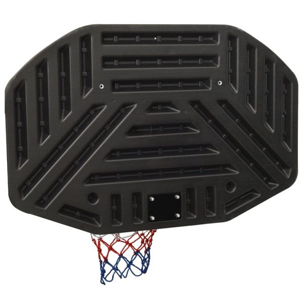 Tablero de baloncesto polietileno negro 109x71x3 cm M 4