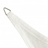 Toldo de vela rectangular HDPE 4x6 m blanco 3