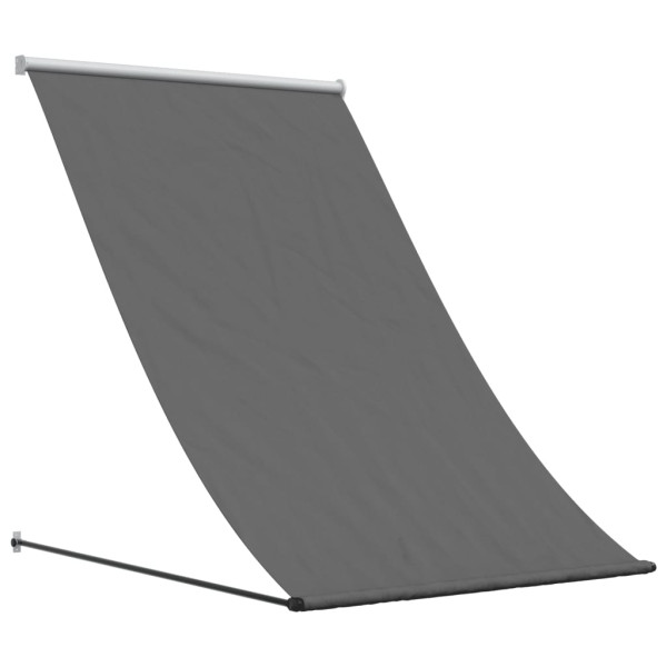Toldo retráctil de tela y acero gris antracita 150x150 cm M 2