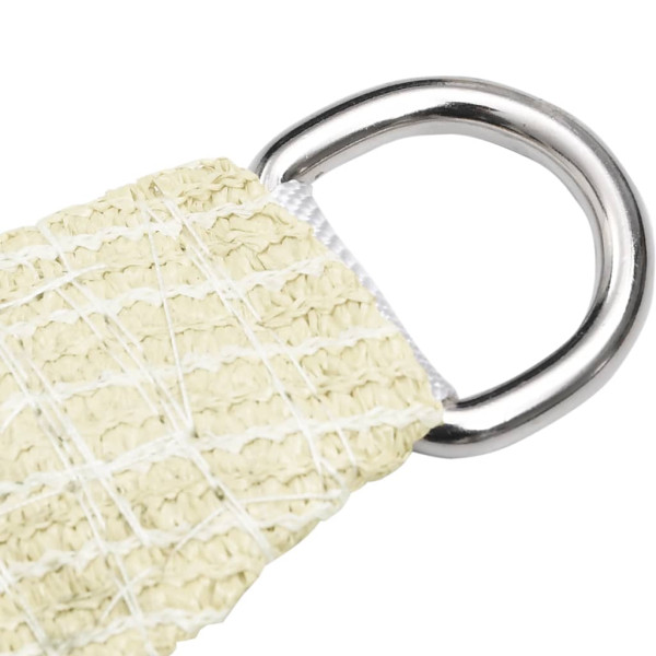 Para-sol estilo vela 160 g/m² 5x7 m PEAD creme M 4