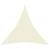 Toldo de vela HDPE creme 160 g/m² 5x7x7 m 1
