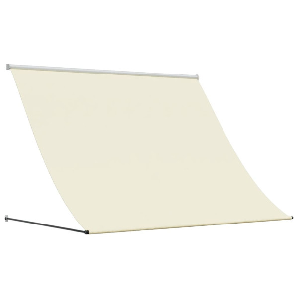 Toldo retrátil 200x150 cm tecido e aço cor creme M 2