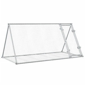 Coelheira 200x105x91 cm aço galvanizado prateado H