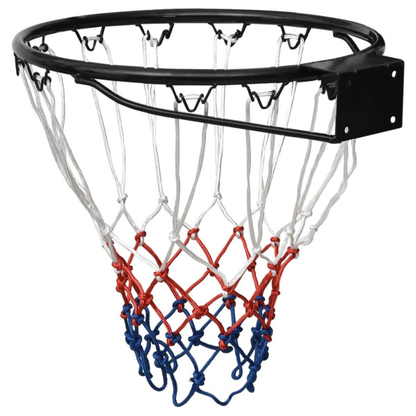 Cesto de basquetebol 39 cm aço preto M 4