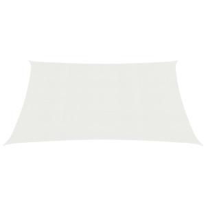 Para-sol estilo vela 160 g/m² 2.5x3 m PEAD branco H
