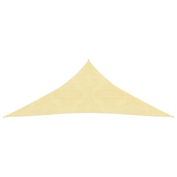 Toldo de vela HDPE beige 160 g/m² 6x6x6 m M 2