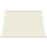 Toldo retráctil de tela y acero crema 250x150 cm 3