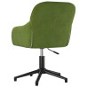 Silla de oficina giratoria de terciopelo verde claro 5