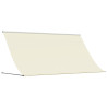 Toldo retrátil 300x150 cm tecido e aço cor creme 2