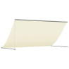 Toldo retrátil 300x150 cm tecido e aço cor creme 5