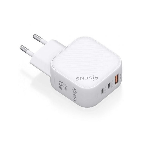 Cargador de pared Aisens ASCH-65W3P026-W blanco D