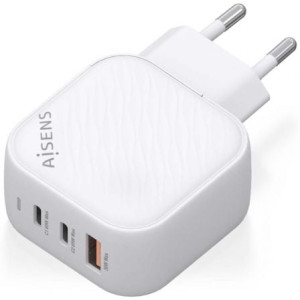 Cargador de pared aisens asch-65w3p026-w/ 2xusb tipo-c/ 1xusb/ 65w H