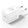 Cargador gan de pared vention fepw0-eu/ 1xusb tipo-c/ 20w 1