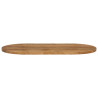 Tablero de mesa ovalado madera maciza de mango 110x40x3.8 cm 3