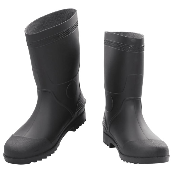 Botas de agua negro número 46 PVC M 2