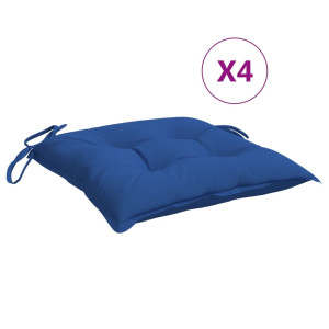 Almofadões para móveis de paletes 4 pcs tecido oxford azul H