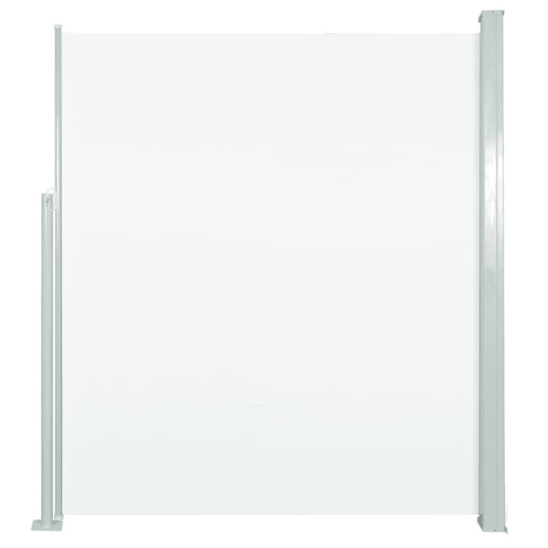 Toldo lateral para pátio/terraço 160 x 300 cm cor creme M 2