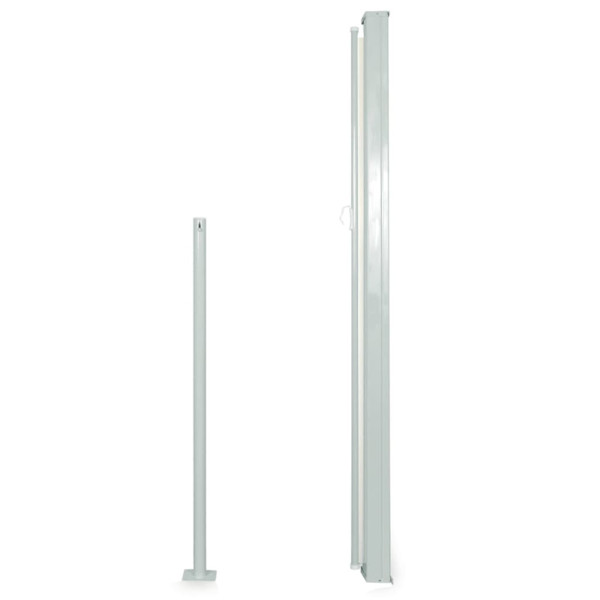 Toldo lateral para pátio/terraço 160 x 300 cm cor creme M 3