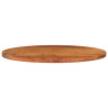 Placa oval de mesa feita de madeira de acácia 100x40x2.5 cm 3