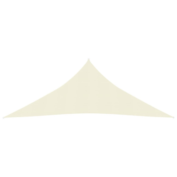 Toldo de vela HDPE crema 160 g/m² 6x6x6 m M 2