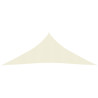 Toldo de vela HDPE crema 160 g/m² 6x6x6 m 2