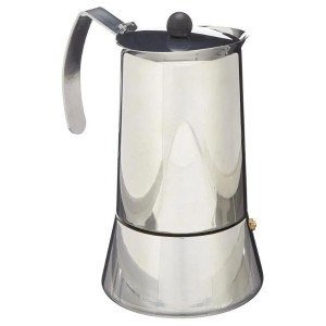 Cafetera Italiana MONIX Eterna 10 tazas acero inoxidable H